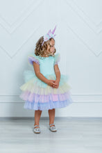 Load image into Gallery viewer, Unicorn dress in mint
