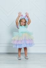 Load image into Gallery viewer, Unicorn dress in mint