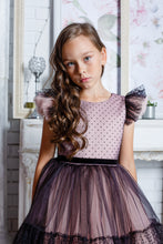 Load image into Gallery viewer, Tiffany dress in taupe/black