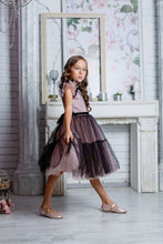 Load image into Gallery viewer, Tiffany dress in taupe/black