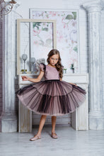 Load image into Gallery viewer, Tiffany dress in taupe/black