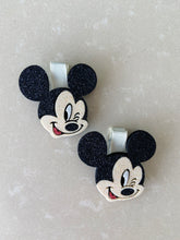 Load image into Gallery viewer, Pair of Mickey Mouse hairclips
