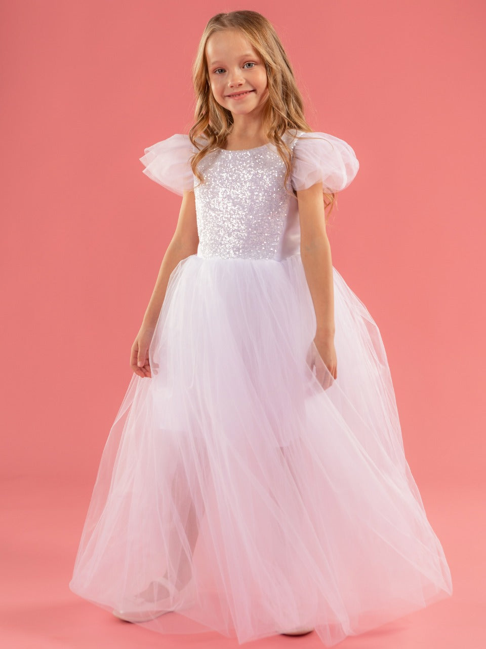 Snowflake dress in white – Magnolia Occasion Dresses